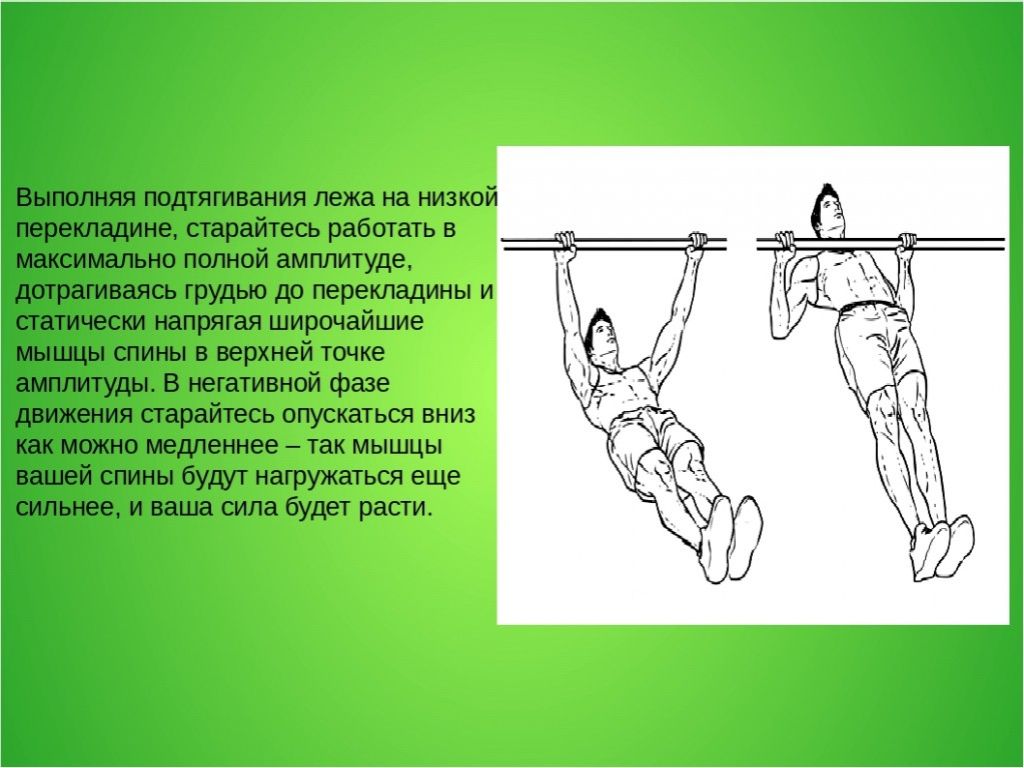 Как научиться подтягиваться презентация