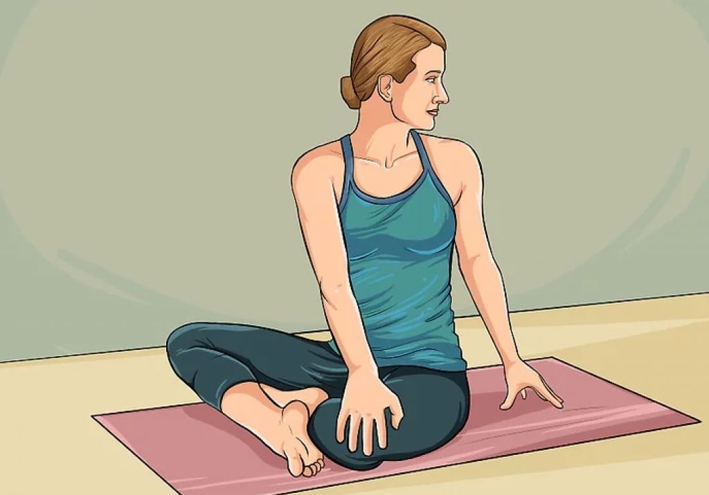 Упражнения животом йога