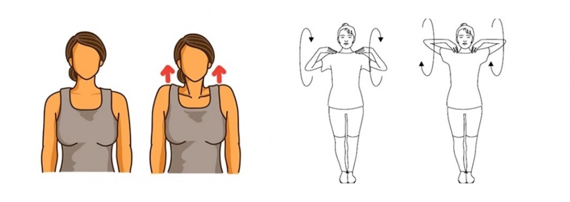 Упражнения для мышц шеи и плеч
