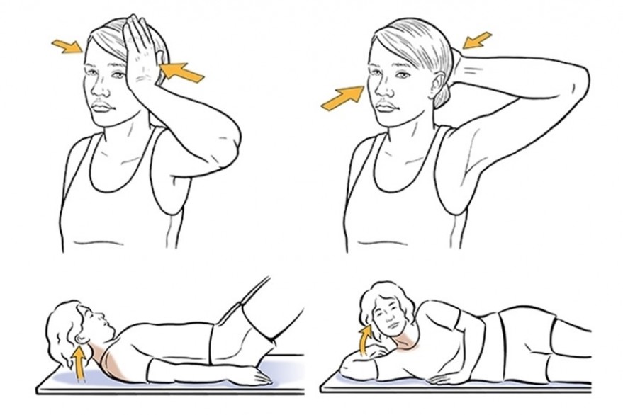 Упражнения для мышц шеи и плеч