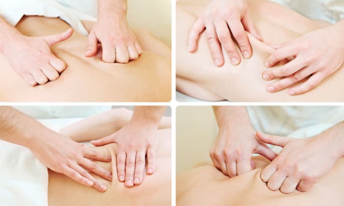 Особенности техники массажа спины