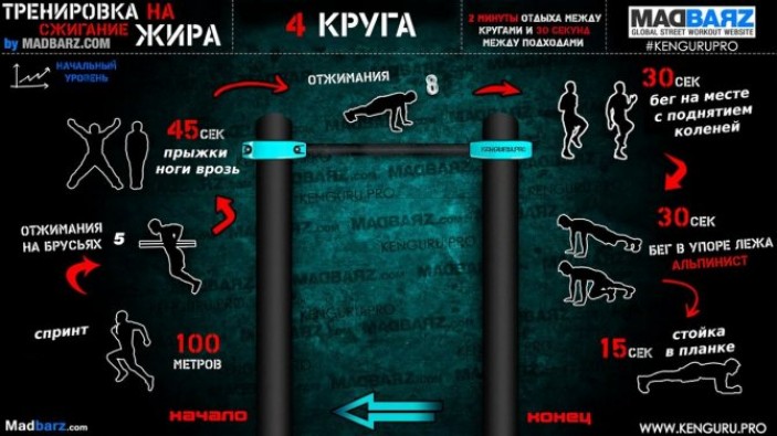 Воркаут: программа тренировок для начинающих