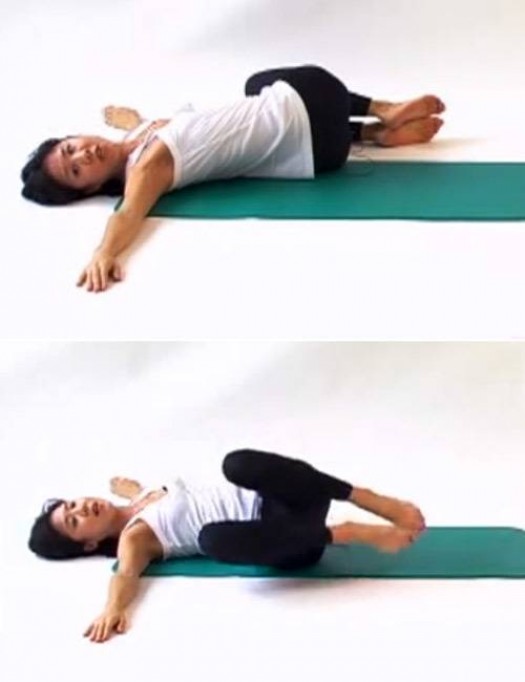 Упражнения из йоги для устранения поясничной боли