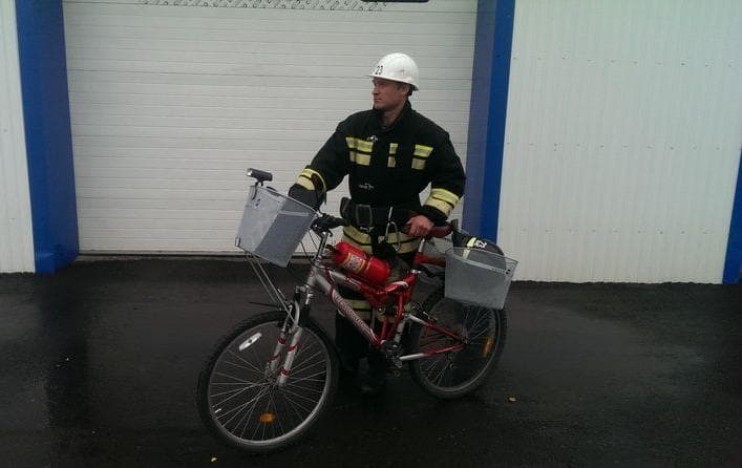 Велосипед в пожарной службе