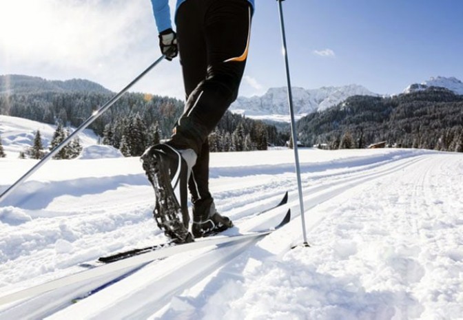 Как передвигаться на беговых лыжах
