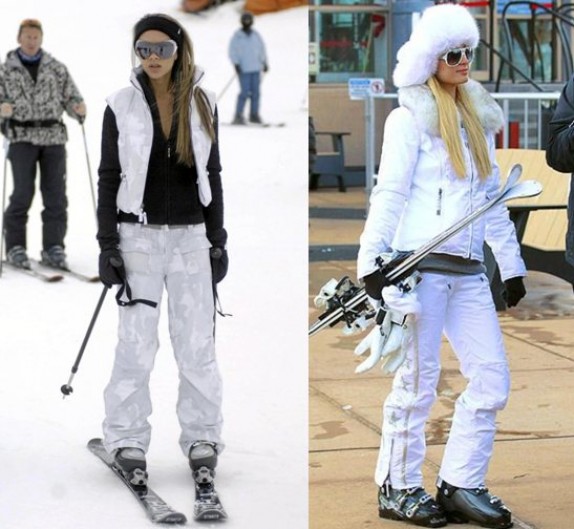 Лыжные костюмы повсюду