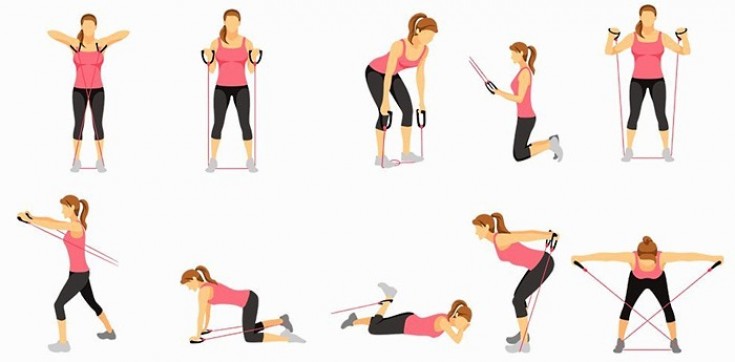 Комплекс упражнений для спины с эспандером, техника выполнения для мужчин и женщин